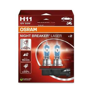 Osram KÉSZLET 2x Autó izzó NIGHT BREAKER H11 PGJ19 kép