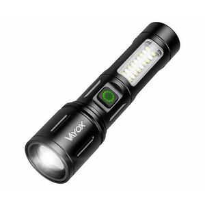 Vayox LED Dimmelhető újratölthető zseblámpa LED/5W/5V IPX4 260 fényes 2000 mAh kép