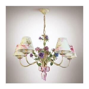 Csillár láncon ROMANCE 5xE14/40W/230V 75 cm kép