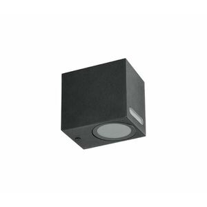 Kültéri fali lámpa QUERK 1xGU10/35W/230V IP54 8 cm fekete kép
