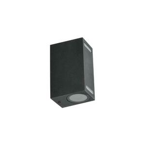 Kültéri fali lámpa QUERK 2xGU10/35W/230V IP54 15 cm fekete kép