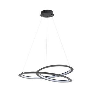 LED Csillár zsinóron TANGO LED/44W/230V 4000K átm. 60 cm fekete kép