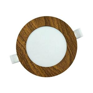 LED Beépíthető lámpa CIRCLE LED/6W/230V 4200K átm. 11, 8 cm barna kép