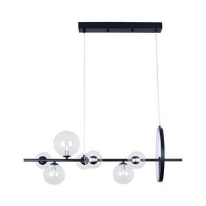 LED Csillár zsinóron HYBRID LED/15W/230V + 7xG9/6W 4000K fekete kép