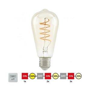 Eglo LED Dimmelhető izzó VINTAGE ST64 E27/4W/230V 2200K kép