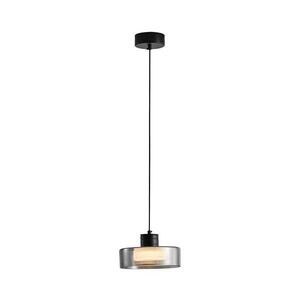Eurolamp LED Csillár zsinóron LED/8W/230V 3000K fekete/füstös pr. 20 cm kép