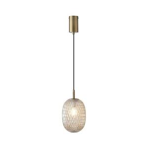Eurolamp Csillár zsinóron 1xE14/25W/230V átlátszó átm. 15 cm kép