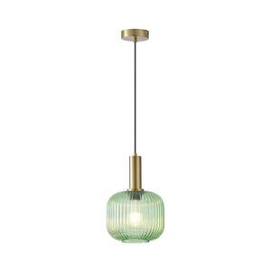 Eurolamp Csillár zsinóron 1xE27/15W/230V zöld pr. 20 cm kép