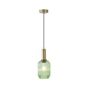 Eurolamp Csillár zsinóron 1xE27/15W/230V zöld 13 cm kép