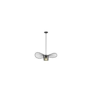 Eurolamp Csillár zsinóron OGGI 1xE27/40W/230V fekete kép