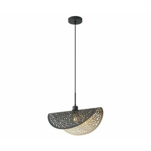 Eurolamp Csillár zsinóron 1xE27/15W/230V fekete kép