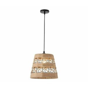 Eurolamp Csillár zsinóron 1xE27/15W/230V bézs kép