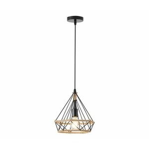 Eurolamp Csillár zsinóron FLARE 1xE27/15W/230V bézs kép