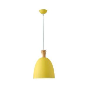 Eurolamp Csillár zsinóron 1xE27/15W/230V sárga átm. 23 cm kép