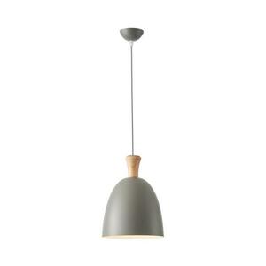 Eurolamp Csillár zsinóron 1xE27/15W/230V szürke átm. 23 cm kép