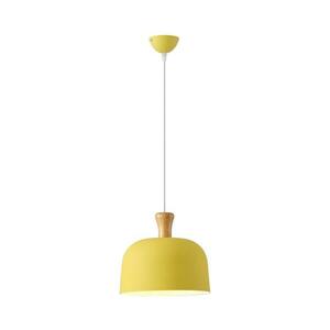 Eurolamp Csillár zsinóron 1xE27/15W/230V sárga pr. 27 cm kép