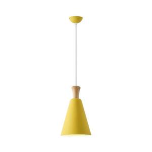 Eurolamp Csillár zsinóron 1xE27/15W/230V sárga átm. 20 cm kép