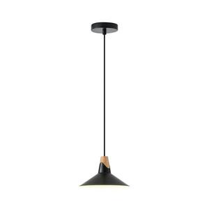 Eurolamp Csillár zsinóron 1xE27/15W/230V fekete kép