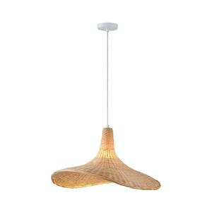 Eurolamp Csillár zsinóron CALYPSO 1xE27/40W/230V bambusz kép