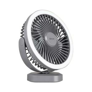 Vayox LED Újratölthető asztali látor LED világítással LED/3W/5V USB 2400 mAh szürke kép