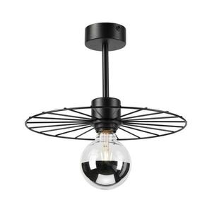 Csillár rúdon MONTANA 1xE27/15W/230V átm. 30 cm fekete kép