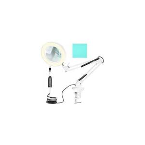 LED Dimmelhető asztali lámpa nagyítóval LED/6W/5V fehér kép