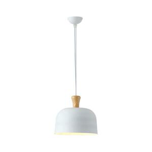 Eurolamp Csillár zsinóron 1xE27/15W/230V fehér átm. 27 cm kép