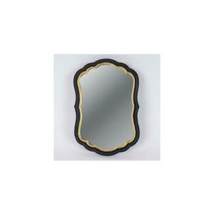 Eurolamp Fali tükör 34, 5x23, 2 cm fekete/arany kép