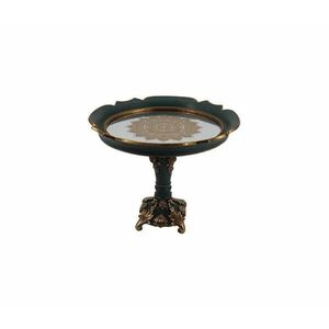 Eurolamp Dekoratív tálca átm. 24, 7 cm zöld/arany kép