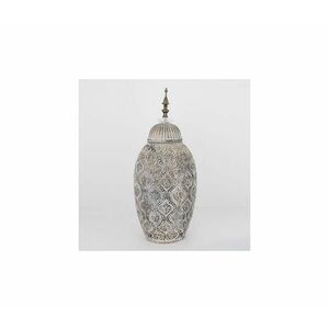 Eurolamp Kerámia váza 47x20, 5x15, 5 cm szürke kép