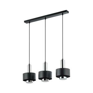 Csillár zsinóron RIF LUX 3xGX53/12W/230V fekete/fényezett króm kép