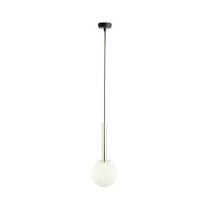 Csillár zsinóron DAISY 1xG9/12W/230V átm. 14 cm fényezett króm/fekete/fehér kép