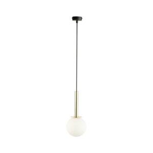Csillár zsinóron DAISY 1xG9/12W/230V átm. 14 cm arany/fekete/fehér kép