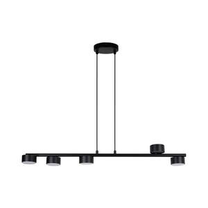 Csillár zsinóron PUNTO 5xGX53/12W/230V fekete kép