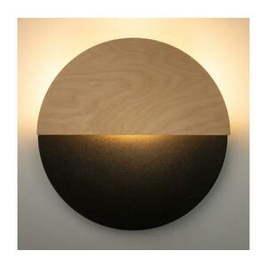 LED fali lámpa LUNA LED/7W/230V átm. 36 cm fekete/bézs kép