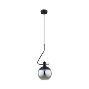 Csillár zsinóron VELTO ENIGMA 1xE27/15W/230V fekete/füstös kép