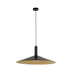 Csillár zsinóron CAPRI 1xE27/15W/230V átm. 70 cm fekete/arany kép