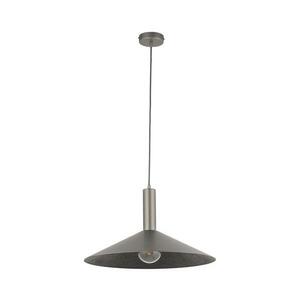 Csillár zsinóron CAPRI 1xE27/15W/230V átm. 50 cm antracit/szürke kép