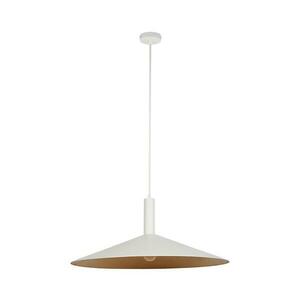 Csillár zsinóron CAPRI 1xE27/15W/230V átm. 70 cm fehér/réz kép