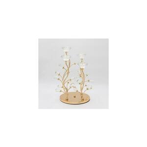 Eurolamp Dekor Gyertyatartó 20x34 cm arany kép