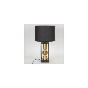 Eurolamp Asztali lámpa 1xE27/40W/230V fekete/arany kép