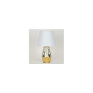 Eurolamp Asztali lámpa 1xE14/40W/230V fehér/arany kép