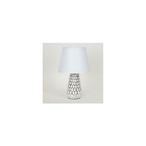Eurolamp Asztali lámpa 1xE14/40W/230V fehér/ezüst kép