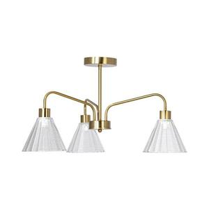 Csillár rúdon 3xE27/60W/230V arany kép