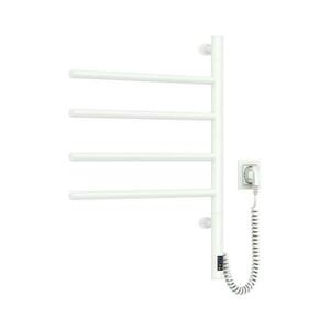 Navin Elektromos forgó törölközőszárító termosztáttal ARABESQUE 150W/230V 64, 6 cm IP44 fehér kép