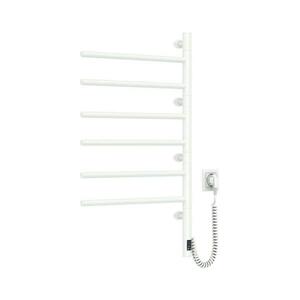 Navin Elektromos forgó törölközőszárító termosztáttal ARABESQUE 196W/230V 81, 8 cm IP44 fehér kép
