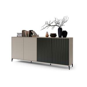 Mazzoni Szekrény RONJA taupe/fekete kép