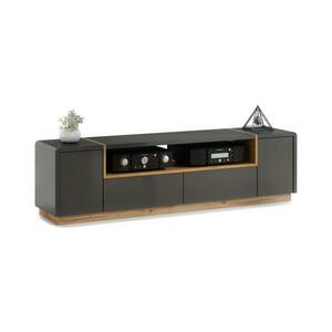 Mazzoni TV asztal FRED antracit/tölgy artisan kép