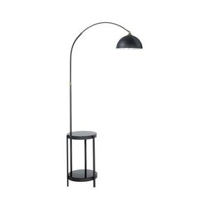 Állólámpa asztallal 1xE27/60W/230V fekete kép
