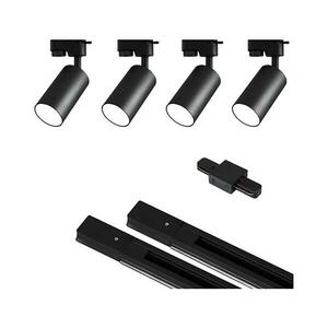 Spotlámpa sínrendszerrel 4xGU10/25W/230V fekete kép